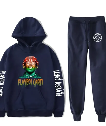 Playboi Carti Dark Blue Tracksuit