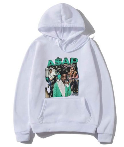 Playboi Carti Rap ASAP Rocky Green Print Hoodie