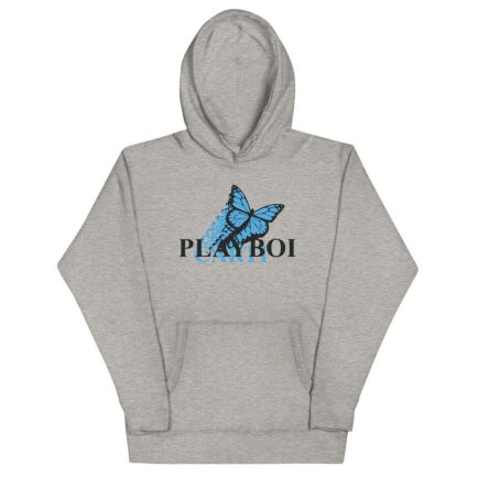 Playboi Text Butterfly Rainbow Hoodie