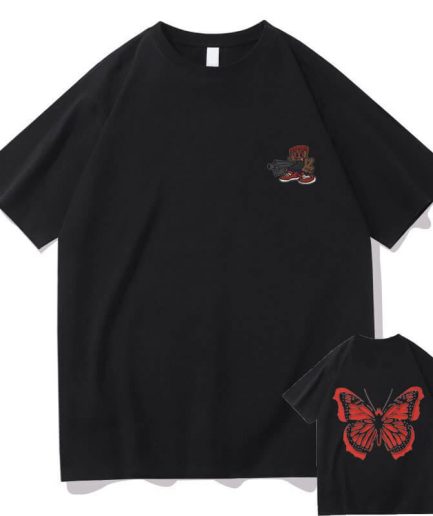 PlayboiCarti Red Butterfly T-shirt